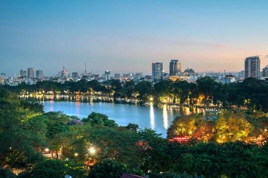 Hoan Kiem Lake View Hanoi Luaran gambar